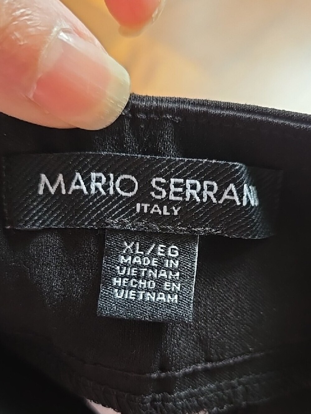 Mario Serrani Women’s Black Capri Pants XL - Picture 3 of 5